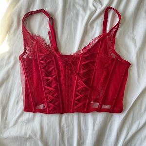 Victoria’s Secret corset red size xs brand new!